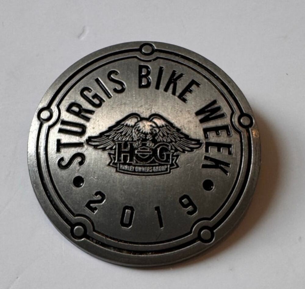 2019 Harley-Davidson Harley Owners Group Sturgis Bike Week Pin 1.5"x1.5"